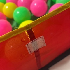 テント型ボールプール　カラーボール100個付きの画像