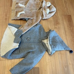 110〜110フードパーカー2枚セットの画像