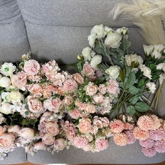 結婚式　ウェルカムスペース　造花セットの画像