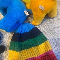 GAPニット帽　クロネコヤマト　たべっこどうぶつ　ぬいぐるみの画像