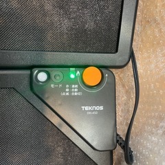 【動作確認・無料】TEKNOS パネルヒーター DH-450 2枚セット（机下で足元こたつ風）
の画像