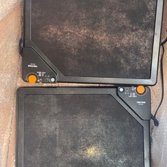 【動作確認・無料】TEKNOS パネルヒーター DH-450 2枚セット（机下で足元こたつ風）
の画像