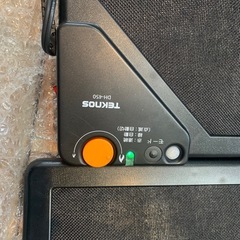 【動作確認・無料】TEKNOS パネルヒーター DH-450 2枚セット（机下で足元こたつ風）
の画像