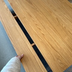 ダイニングセット　伸縮テーブル　L字ソファの画像