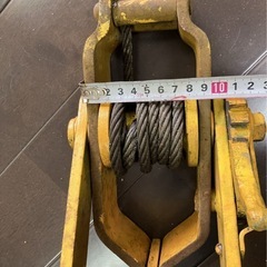 大和工業 ハンドウィンチ？ ダイワ式 C型 ガチャリキ？ ワイヤーロープ ワイヤープーラー？ 牽引機？ の画像