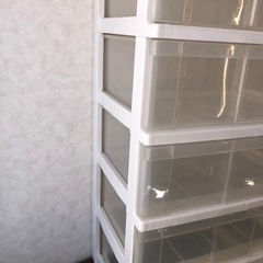 ★クリア　5段引出し★の画像