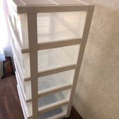 ★クリア　5段引出し★の画像