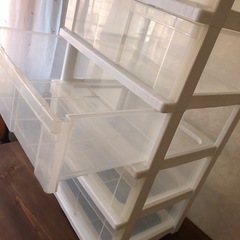 ★クリア　5段引出し★の画像