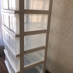 ★クリア　5段引出し★の画像