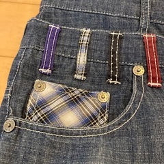 クロップドパンツ　の画像