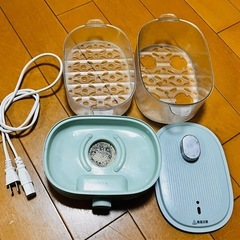 Toffy/トフィー コンパクトフードスチーマー K-FS1電気蒸し器 動作品の画像