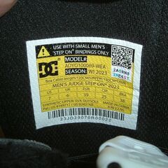 良品 DC MEN'S Step Onブーツ 25cm(US7) MODEL:ADYO100069-WEAの画像