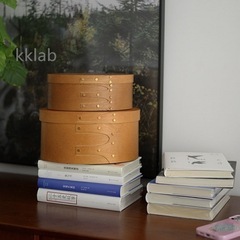 2点セット　シェイカーボックス Shaker box 天然木 小物入れ 収納 の画像