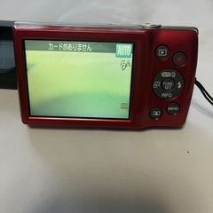 (決まりました)CanonIXY200 レッド　デジカメの画像
