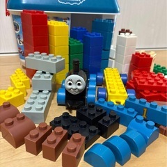 トーマス　ブロックセット　増量86ピース　クリスマスプレゼントに♪　の画像