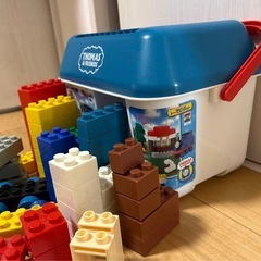 トーマス　ブロックセット　増量86ピース　クリスマスプレゼントに♪　の画像