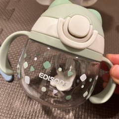 EDISON ストローマグカップ 200ml グリーン　その他離乳食グッズの画像