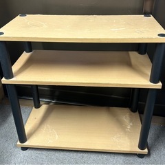 木製ラック 3段の画像