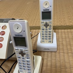 電話　子機二台の画像