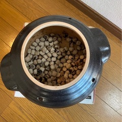 焼き芋　やきいも　やきいも鍋　　耐熱セラミック陶器　陶器　20cmの画像