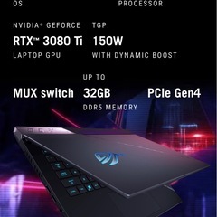 ☆動作確認済☆ROG Strix SCAR 15 G533ZX-I9R3080Tの画像
