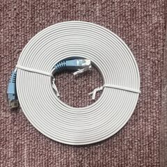 ホワイト LANケーブル 4.5m RJ45コネクタ　取りに来られる方限定　先着順の画像