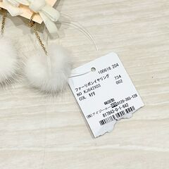 【新品タグ付き！】axes femme　ファーリボンイヤリング　アクシーズファムの画像