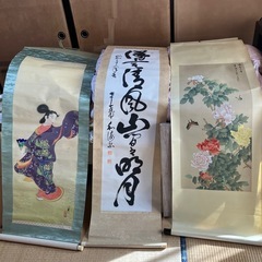 掛け軸いろいろ写真ですの画像