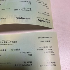 お値下げ致しました☆花火が奏でるミュージカル☆ISOGAI花火劇場 in 名古屋港.SS席2枚 の画像