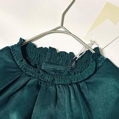 【新品タグ付き / PAGEBOY】ピーチサテンハイネックワンピ－ス ベルト付きの画像