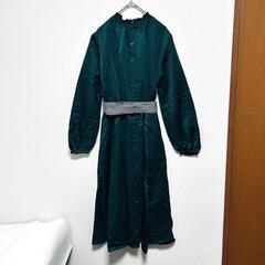 【新品タグ付き / PAGEBOY】ピーチサテンハイネックワンピ－ス ベルト付きの画像