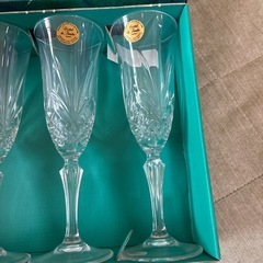 食器　クリスタルワイングラスの画像