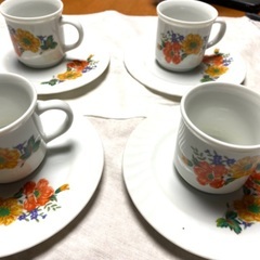 カップ&ソーサー、4客セットの画像