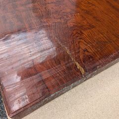 欅（けやき）無垢 一枚板テーブル 脚付きの画像