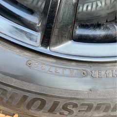 タイヤホイール付きの画像