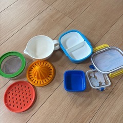 離乳食作りセットand弁当箱の画像