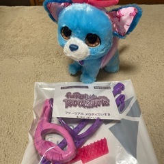  ファーリアルぬいぐるみ犬   ポケモンぬいぐるみバッグ ぬいぐるみの画像