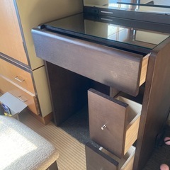 一面鏡ドレッサーの画像