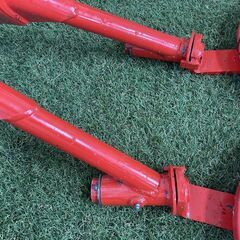 【売切御免！】 979 鳥取県発 トラクター用 尾輪 セット [ 取付軸 四角 ] 現状販売 広島 岡山 島根 兵庫 あぐり家鳥取中央店の画像