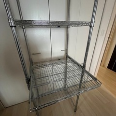 メタルラックアルミラックアイリスルミナス幅60✖️奥行き45の画像