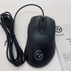 エレコム ゲーミングマウス／５ボタン／有線 M-G01URBK ブラックの画像