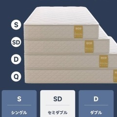 【新品・未開封】ポケットコイルマットレスの画像