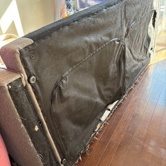 ニトリ　3人掛けソファベッドの画像