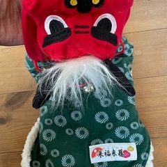 小型犬　獅子舞　お正月用衣装 　　　　の画像