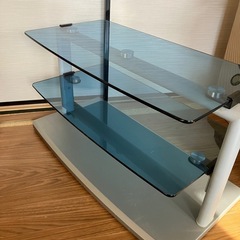 テレビ台　ガラス　中古　　の画像