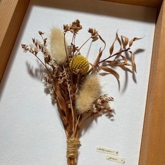 ドライフラワー　額縁　インテリア　3点の画像