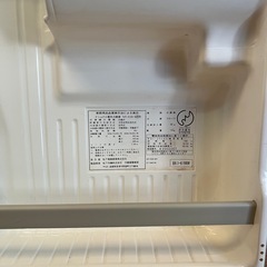 無料。【1989年製】National NR-A5B-WR 49L／1ドア冷蔵庫の画像