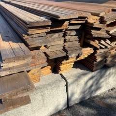 決まり！今日中！古材！桧！実付き板約180枚の画像