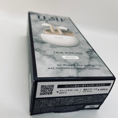 エレコム ワイヤレスイヤホン Bluetooth セミオープン 薄型 コンパクト 軽量 低遅延 自動ペアリング タッチセンサー搭載 LBT-TWS17EWHの画像