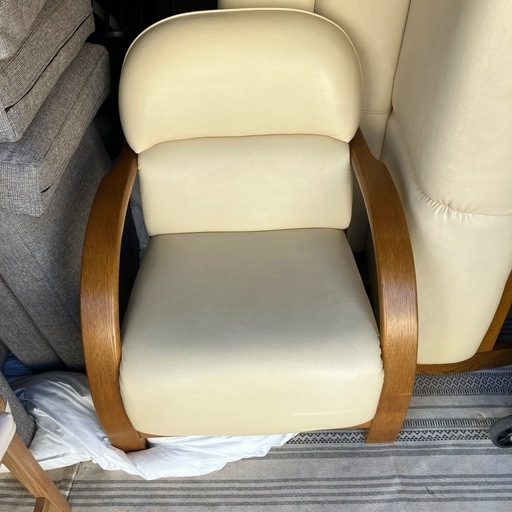 浜本工芸本革ソファー美品 (かう) 泉大津のソファ《3人掛けソファ》の